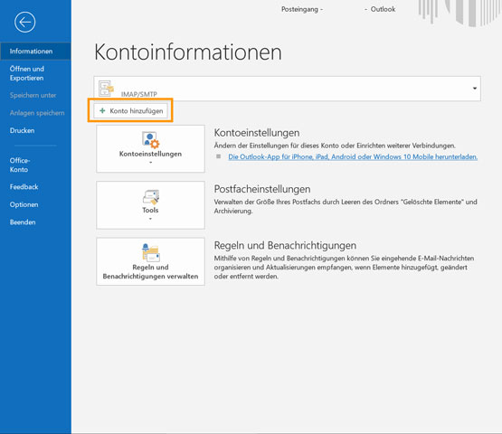 Kontoinformationen